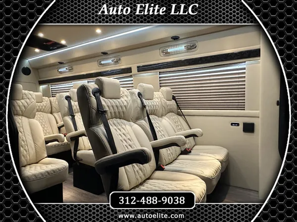 2024 3500 AWD 15 Passenger Mini Bus 767 with Large Legroom Mercedes-Benz Sprinter