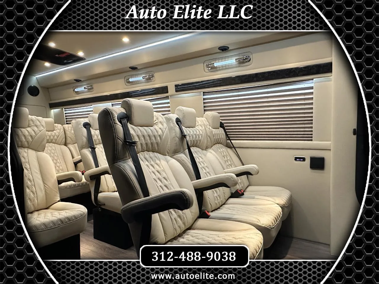 2024 3500 AWD 15 Passenger Mini Bus 767 with Large Legroom Mercedes-Benz Sprinter