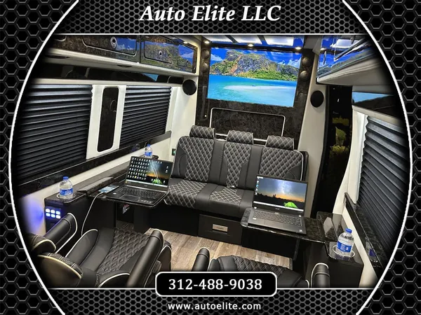 2026 Road Jet Limousine with Bathroom 9 Passenger Mercedes-Benz Sprinter